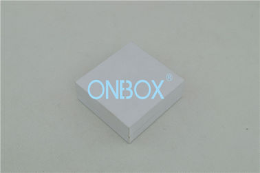 Competitive White Plastic Painted Jewelry Boxes White Art Paper External For Female Bangle