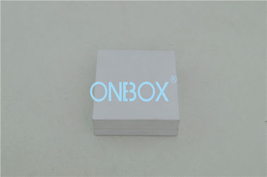 Competitive White Plastic Painted Jewelry Boxes White Art Paper External For Female Bangle