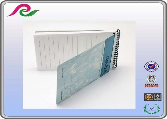 Coated paper cover A6 handmade spiral wire pocket notebook , AI / PDF / CDR