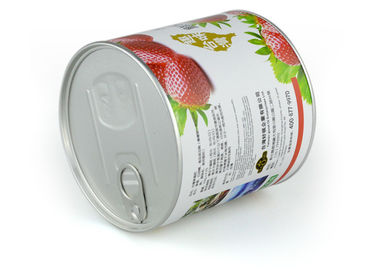 Color Print Custom Composite Cans , Food Grade Tea Tube Packaging