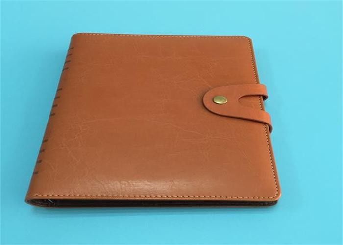 Geniune Leather Bound Notebook Printing With Single Color Inner Page